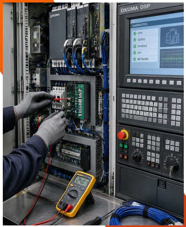 Ремонт систем ЧПУ Okuma OSP в Лениногорске